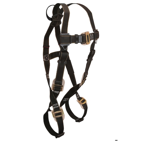 Non-Belted Harness, Universal, 425 Lb Load, Kevlar/Nomex Strap, Mating Leg Strap Buckle, Mating Ches